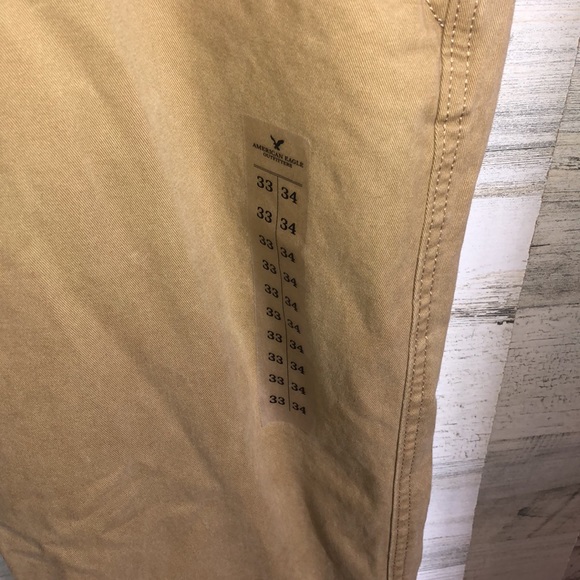American eagle outfitters NWT jeans khakis original straight size 33/34 work - Picture 2 of 6